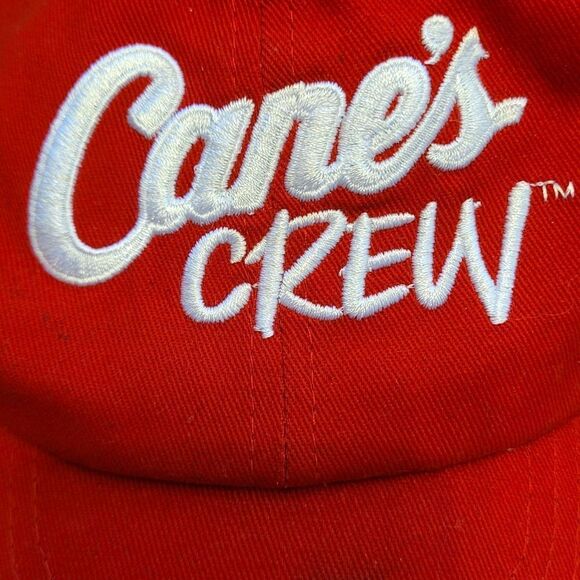 Cane's Crew Unisex Red Training Manager Baseball Hat OS - Picture 3 of 7